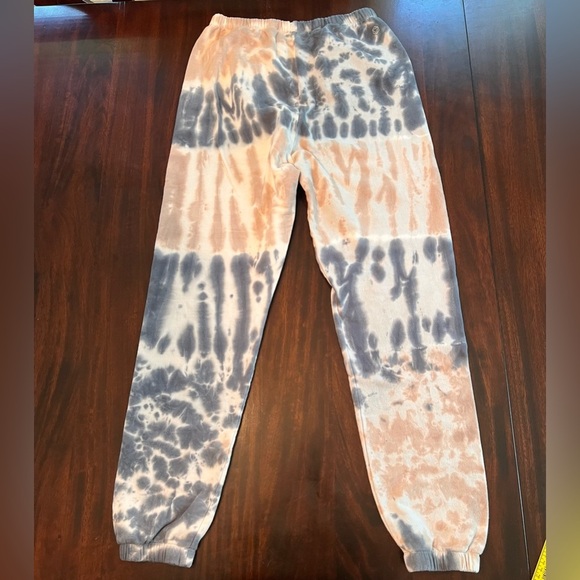 AR-33 Blue and CreamTie-Dye Joggers - Medium - Picture 2 of 7